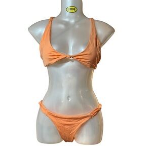 Frankie’s Bikinis Orange Knot Bikini